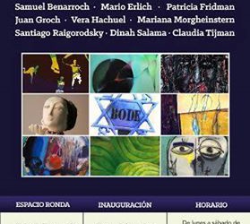 cartel exposición "Presencia" pintura, escultura y fotografía